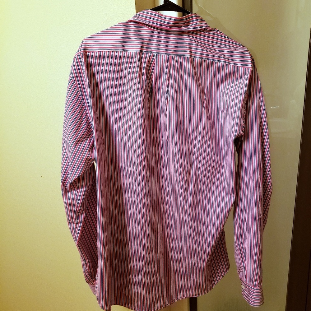 Ralph Lauren Mens buttoned down shirt red size L - Picture 5 of 8
